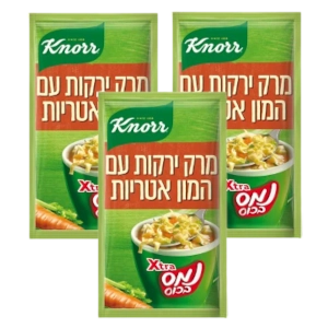 3יח נמס בכוס אקסטרה ירקות 32גר