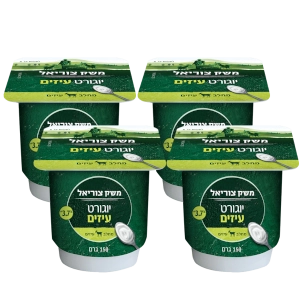 רביעייה יוגורט עיזים טבעי 3.7% 150גר
