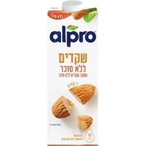 אלפרו משקה שקדים ללס 1ל