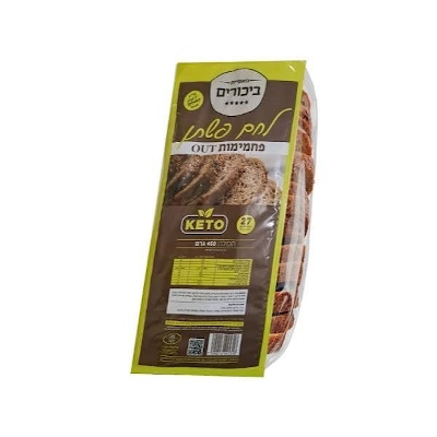 לחם פשתן קיטו ללא פחמימות ביכורים 450גר
