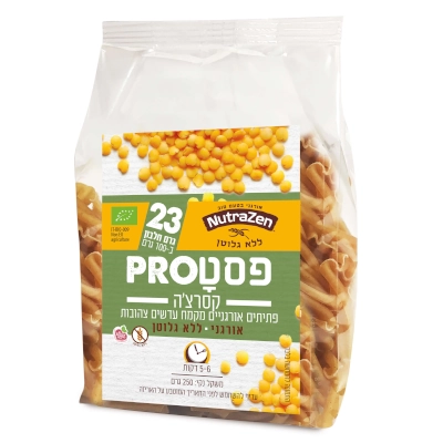 פסטPRO עדשים צהובות GF אורגנית 250גר