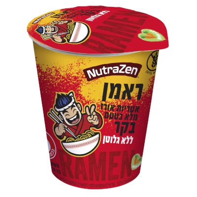 אטריות ראמן אורז מלא בקר להכנה מהירה 55גר